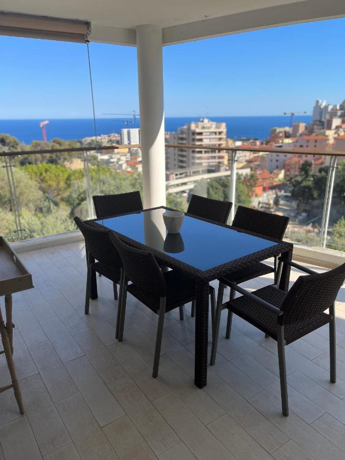 Grand 3 Pieces Avec Terrasse Vue Mer Tout Confort Beausoleil Εξωτερικό φωτογραφία