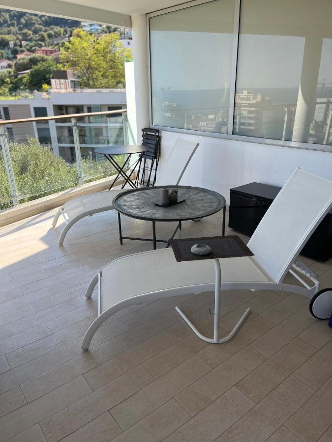 Grand 3 Pieces Avec Terrasse Vue Mer Tout Confort Beausoleil Εξωτερικό φωτογραφία