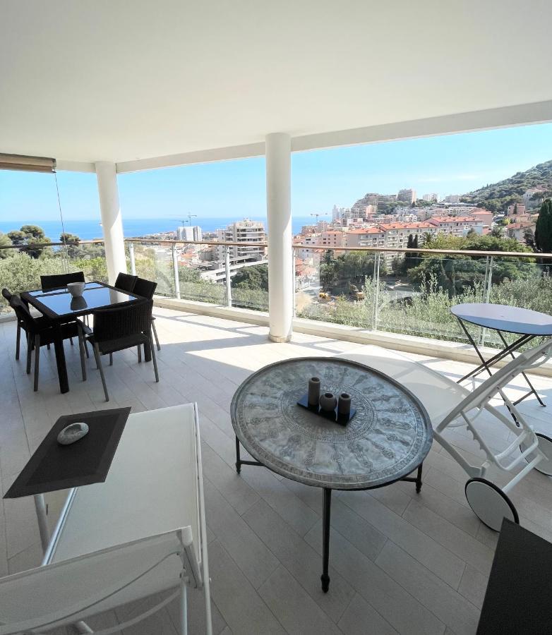 Grand 3 Pieces Avec Terrasse Vue Mer Tout Confort Beausoleil Εξωτερικό φωτογραφία